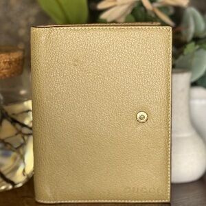 Gucci Rare Leather Agenda Wallet 6-Ring